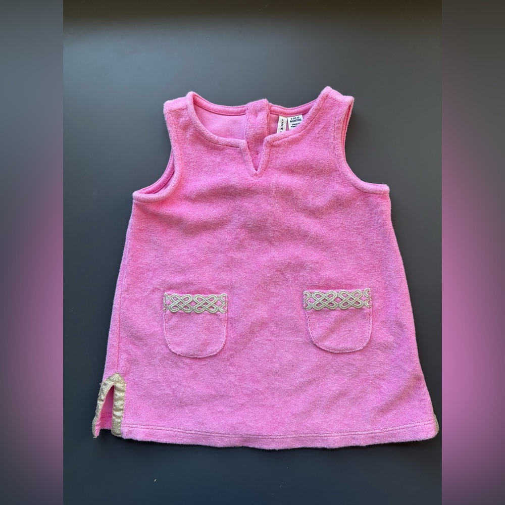 Janie and Jack Terry Dress/Swim Coverup- 6-12months